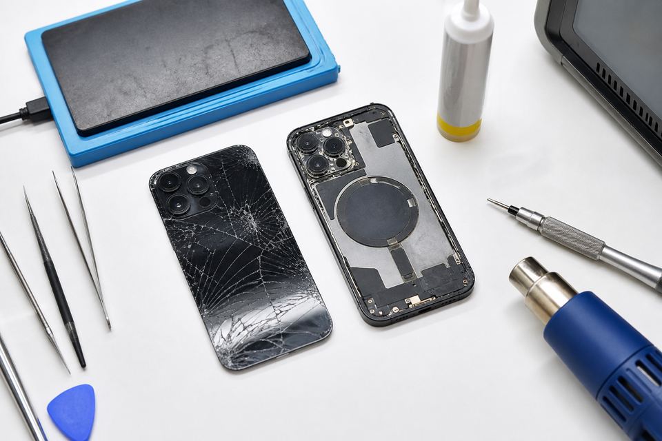 Back glass replacement